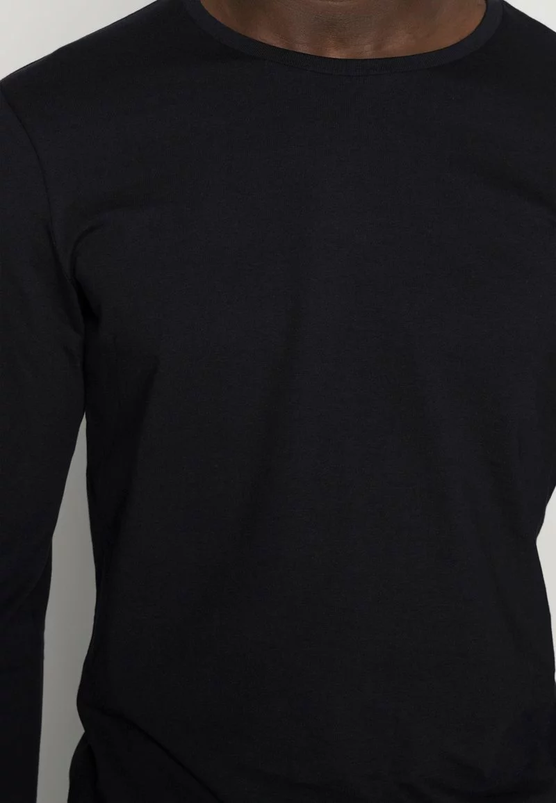 Pier One Uomo 2 PACK - Maglietta A Manica Lunga - Black - immagine 5