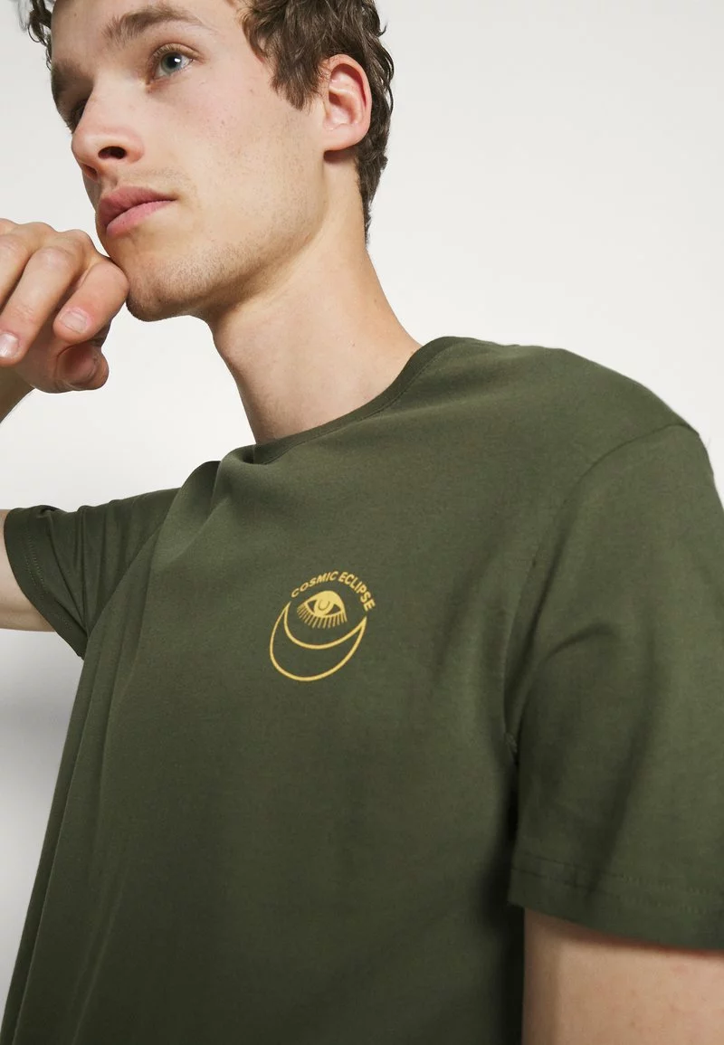 Pier One Uomo T-shirt Con Stampa - Olive - immagine 4