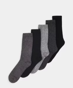 Pier One Uomo 5 PACK - Calze - Grey