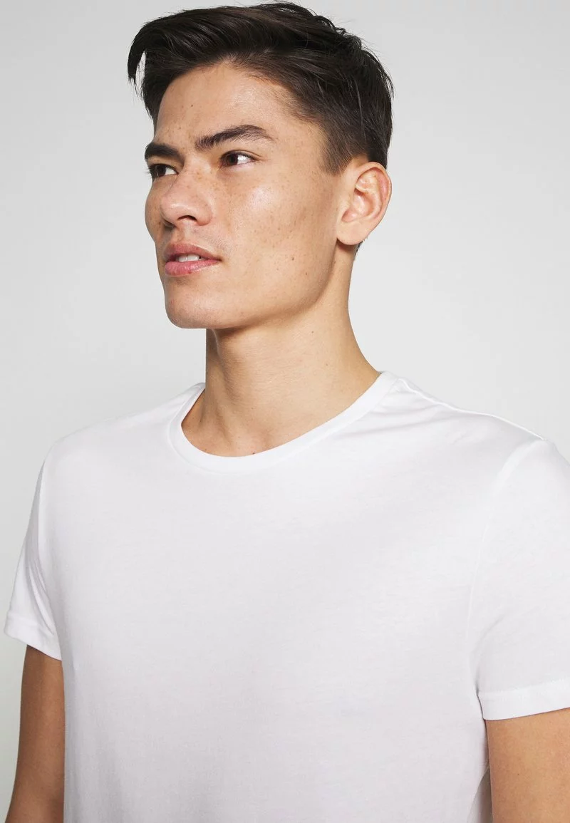 Pier One Uomo 5 PACK - T-shirt Basic - Olive/ White/ Navy /yellow /black - immagine 9