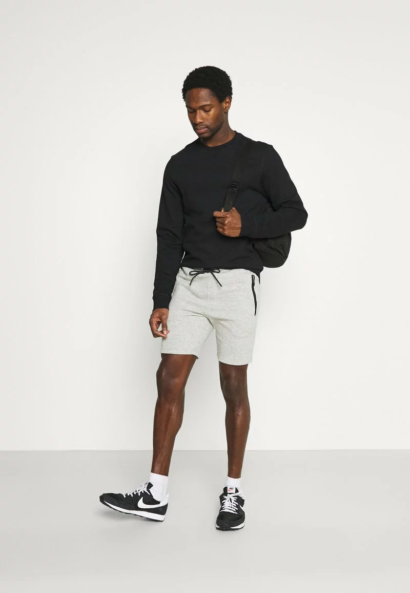 Pier One Uomo Shorts - Mottled Light Grey - immagine 2