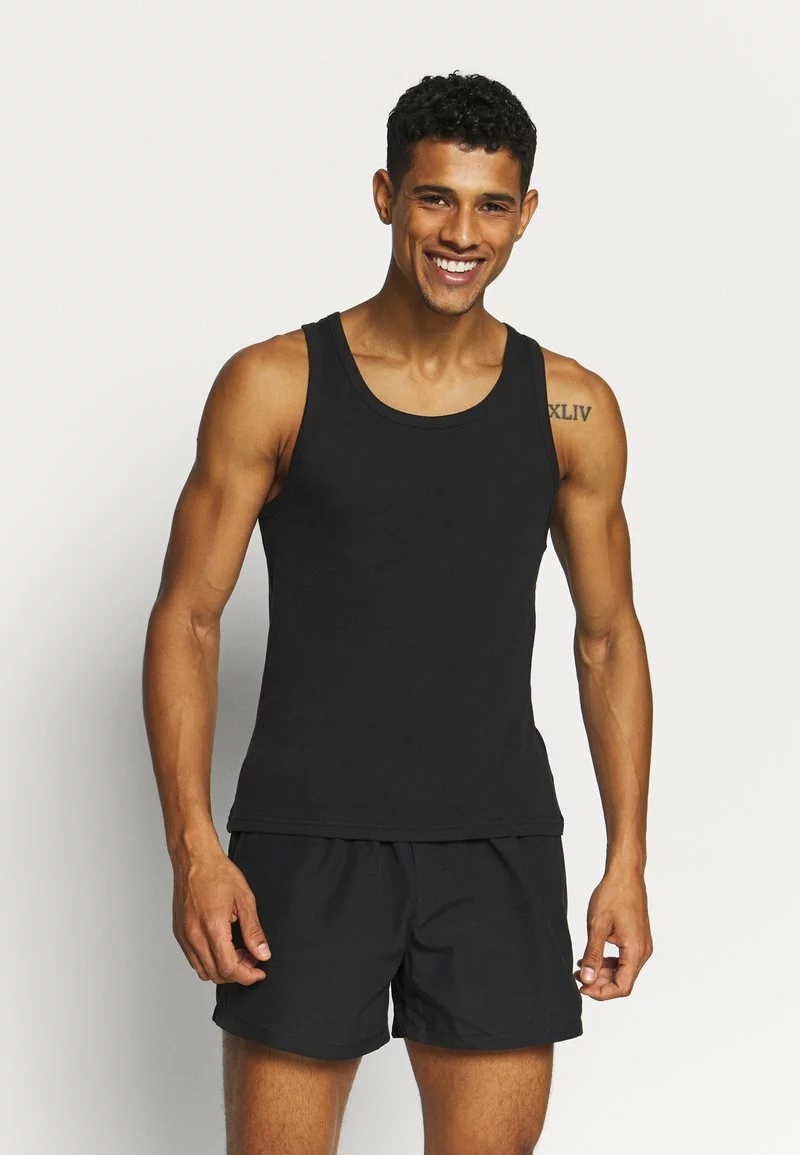 Pier One Uomo 3 PACK - Maglietta Intima - Black - immagine 3