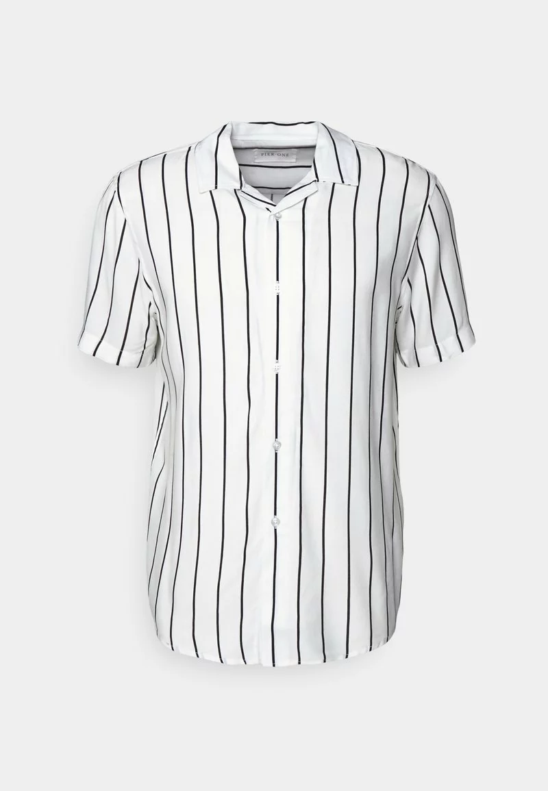 Pier One Uomo 2 PACK - Camicia - Black/white - immagine 8