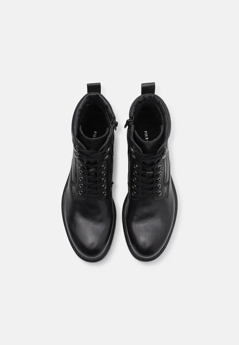 Pier One Uomo Stivaletti Stringati - Black - immagine 4