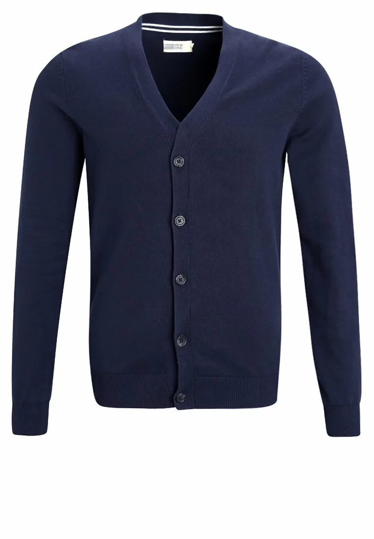 Pier One Uomo Cardigan - Dark Blue - immagine 5