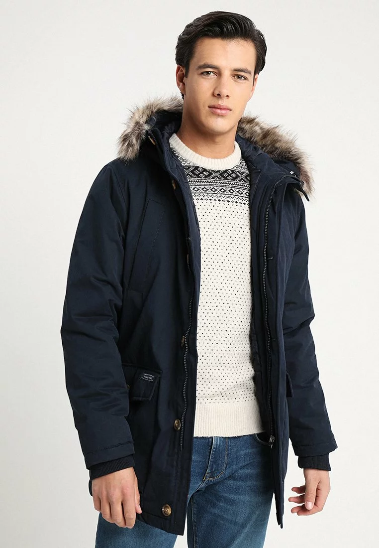 Pier One Uomo Giacca Invernale - Dark Blue