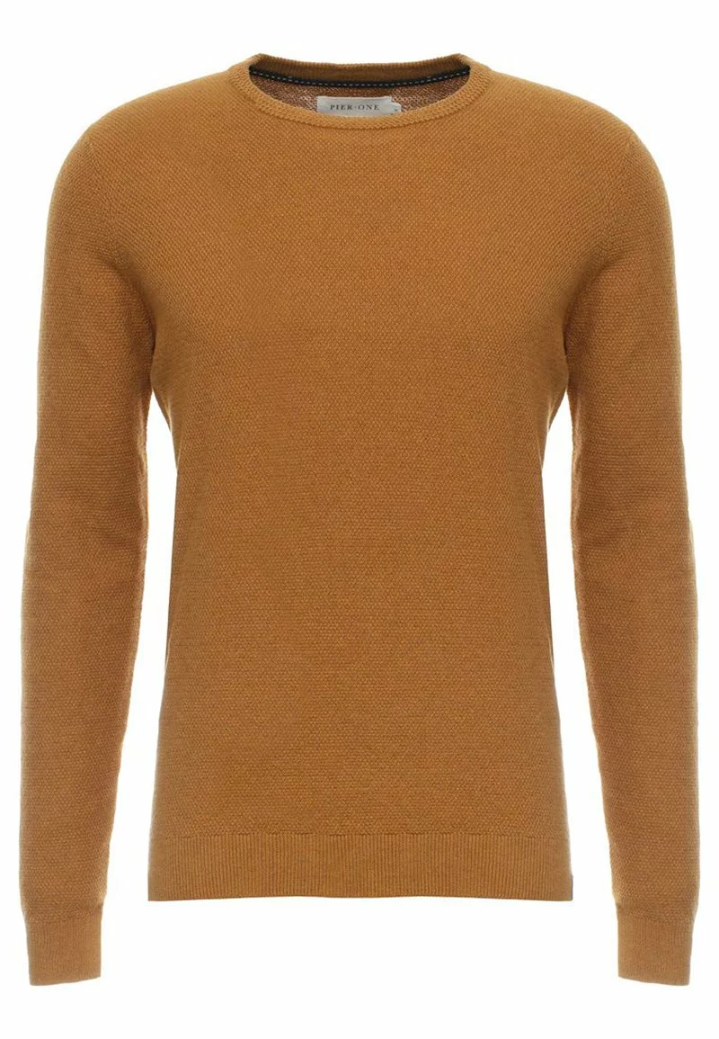 Pier One Uomo Maglione - Mottled Dark Yellow - immagine 5