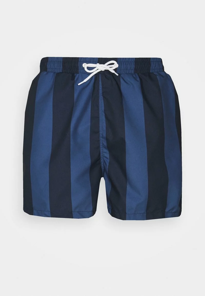 Pier One Uomo Shorts Da Mare - Dark Blue/blue