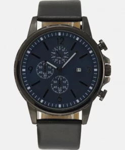 Pier One UNISEX - Cronografo - Black/blue