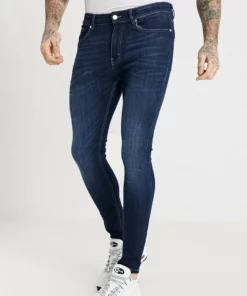 Pier One Uomo Jeans Skinny Fit - Dark-blue Denim