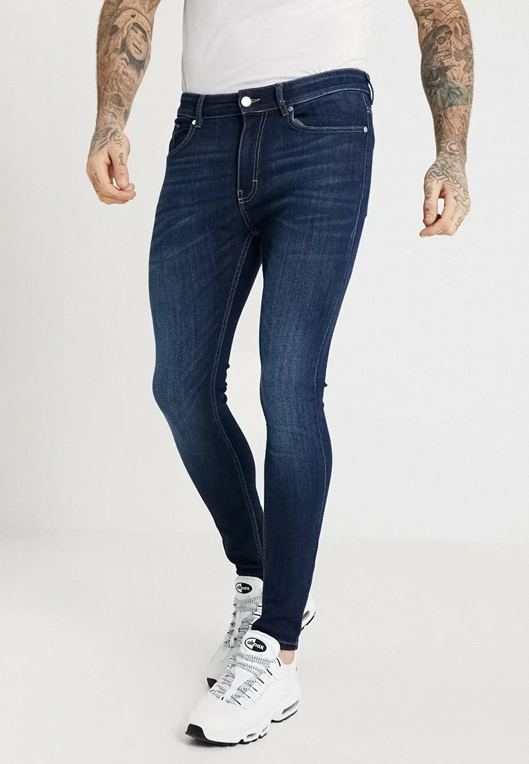 Pier One Uomo Jeans Skinny Fit - Dark-blue Denim