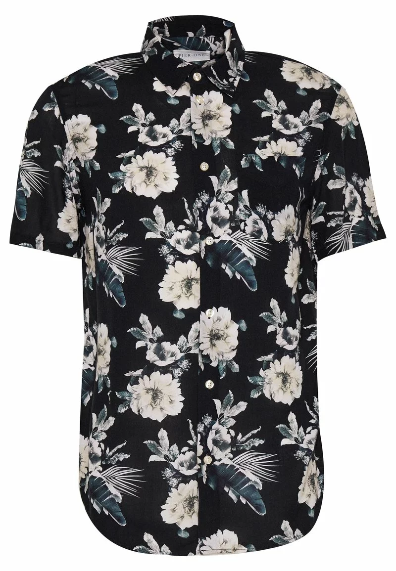 Pier One Uomo Camicia - Black - immagine 5