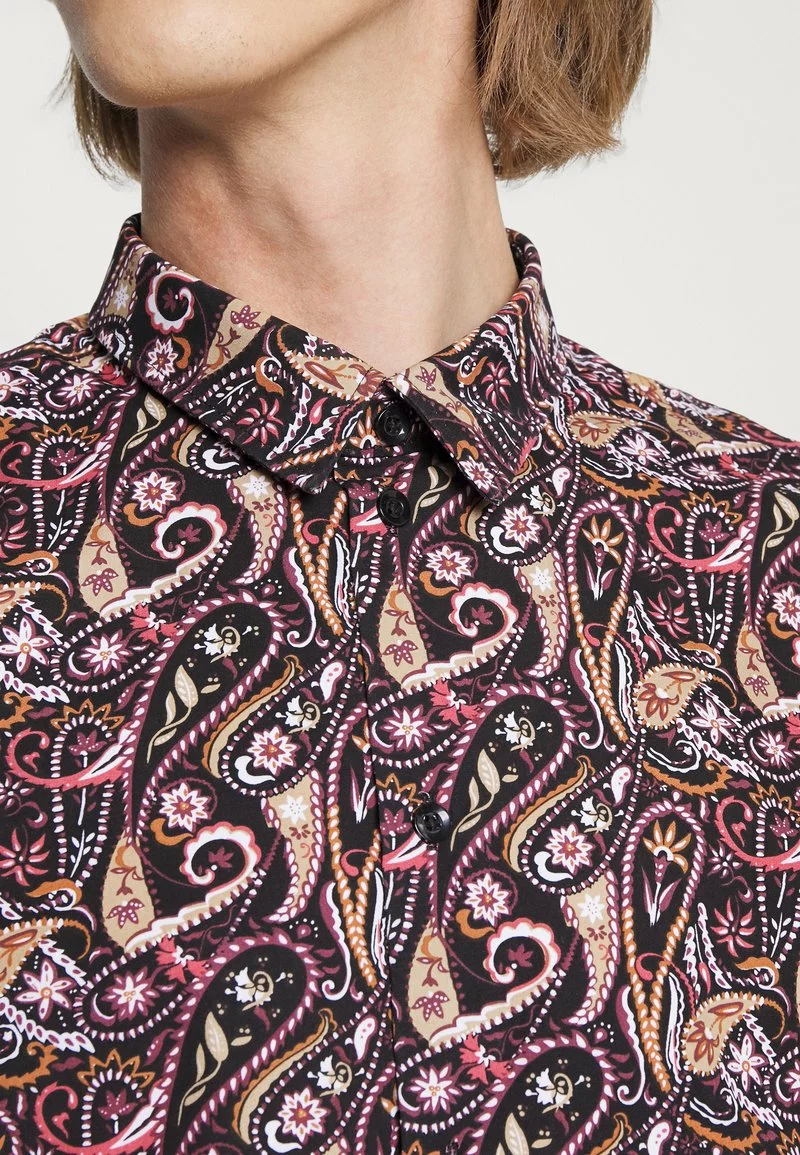Pier One Uomo FESTIVE AOP - Camicia - Black/multi-coloured - immagine 6