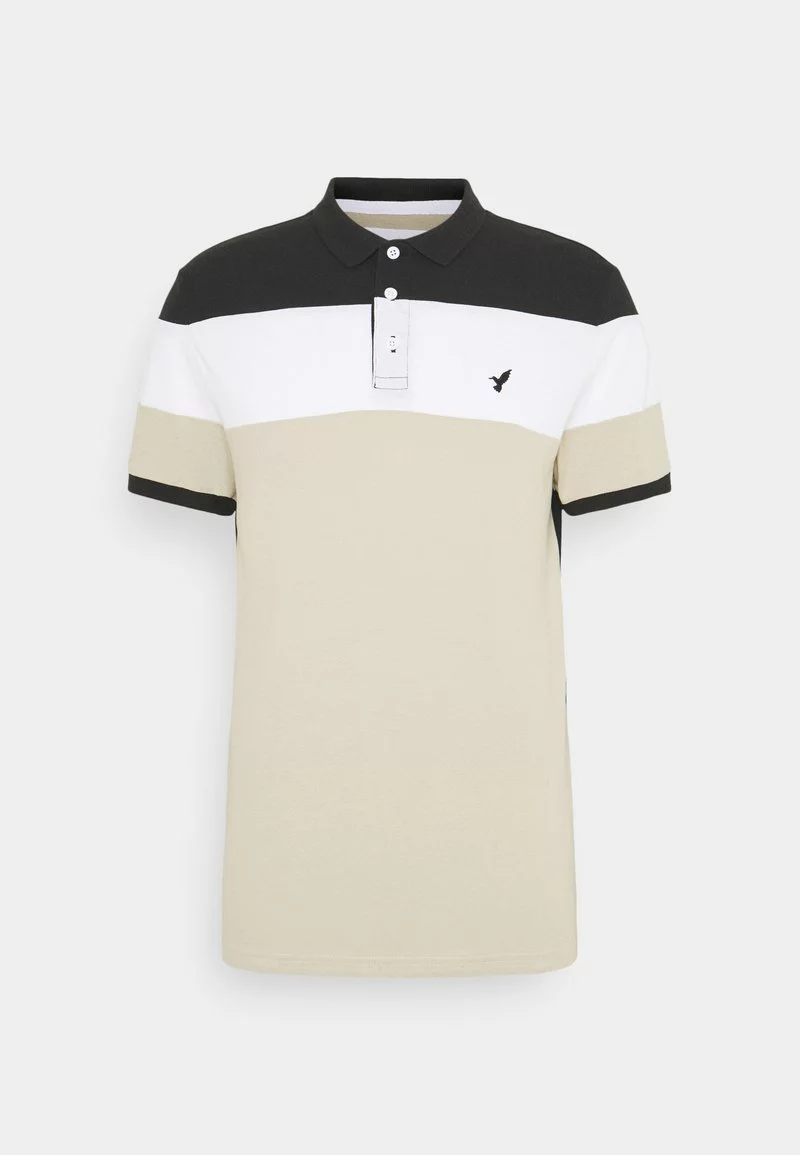 Pier One Uomo Polo - Black/sand - immagine 5