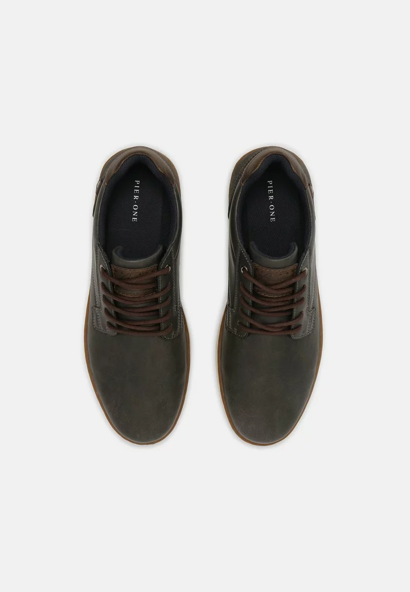 Pier One Uomo Sneakers Basse - Dark Grey - immagine 4