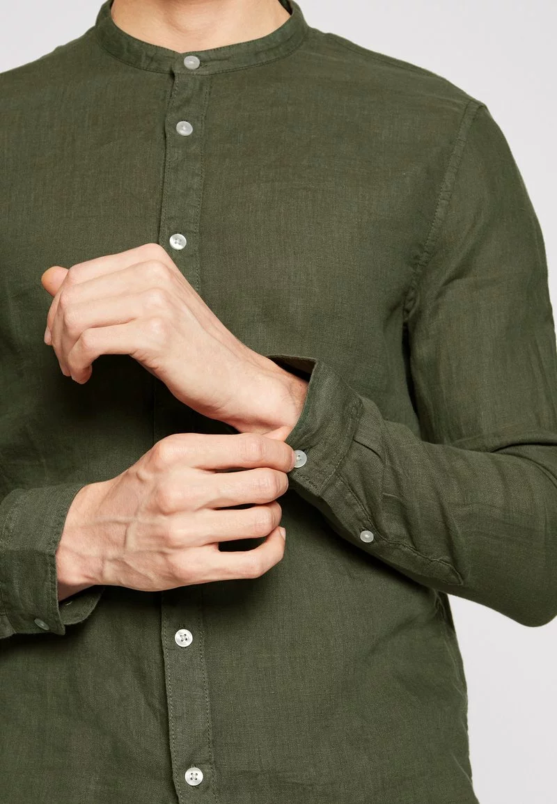 Pier One Uomo Camicia - Olive - immagine 6