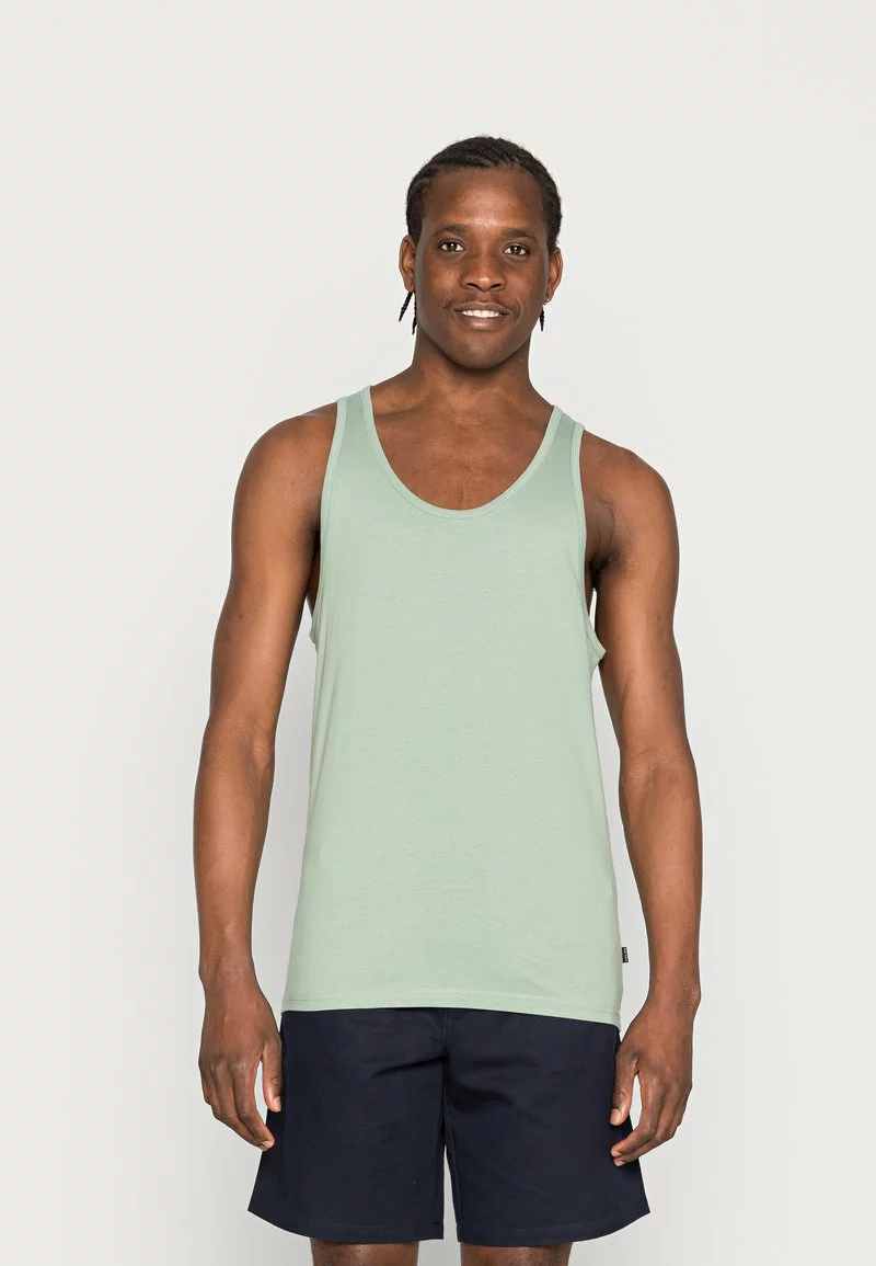 Pier One Uomo 3 PACK - Top - Dark Grey / Green / Bordeaux - immagine 2