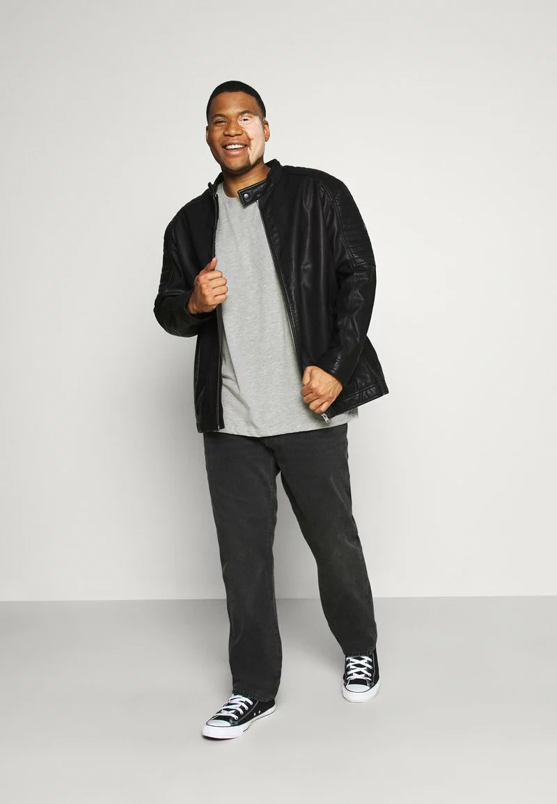 Pier One Uomo 5 PACK - T-shirt Basic - Khaki/grey/dark Blue