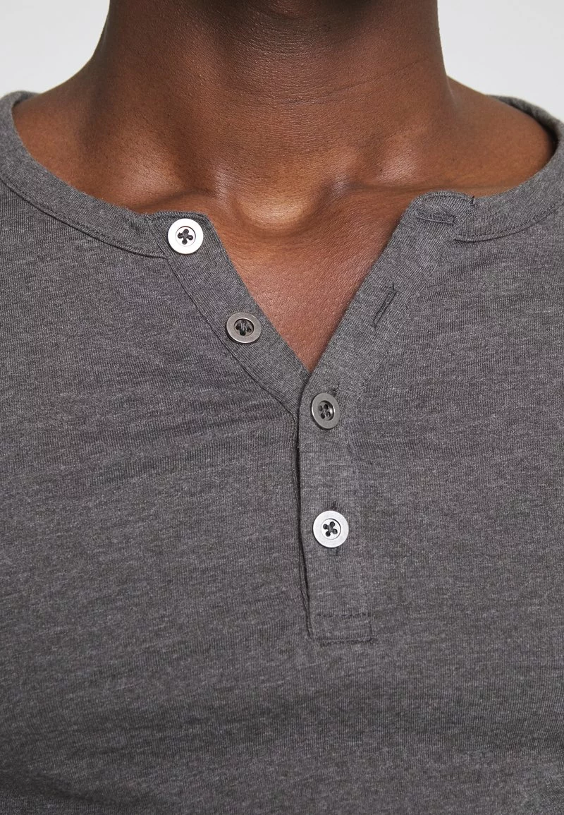 Pier One Uomo Maglietta A Manica Lunga - Dark Grey Melange - immagine 6