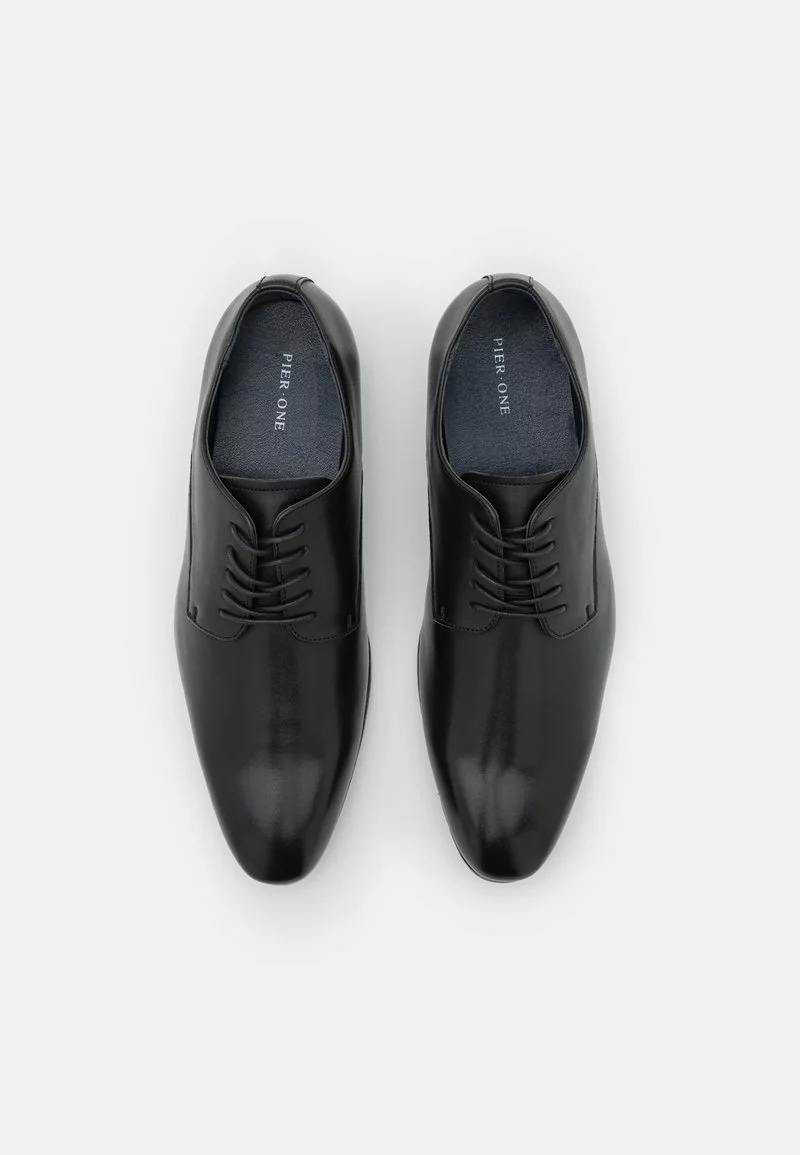 Pier One Uomo Stringate Eleganti - Black - immagine 4