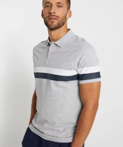 Pier One Uomo Polo - Mottled Light Grey