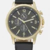 Pier One UNISEX - Cronografo - Black/gold-coloured