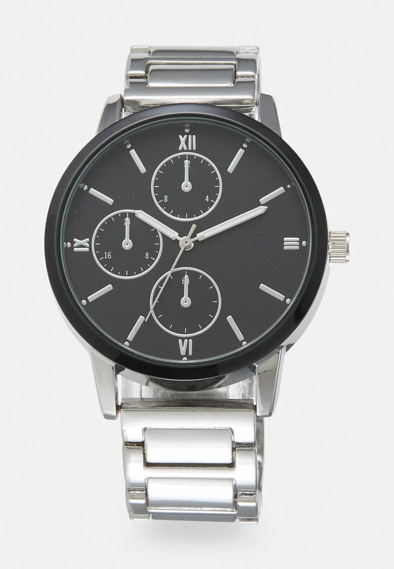 Pier One UNISEX - Orologio - Black/silver-coloured