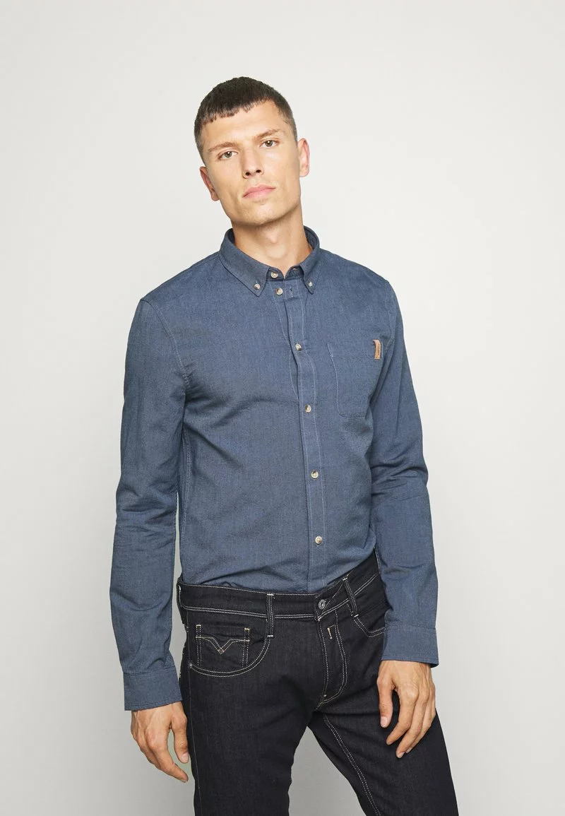 Pier One Uomo Camicia - Dark Blue - immagine 3