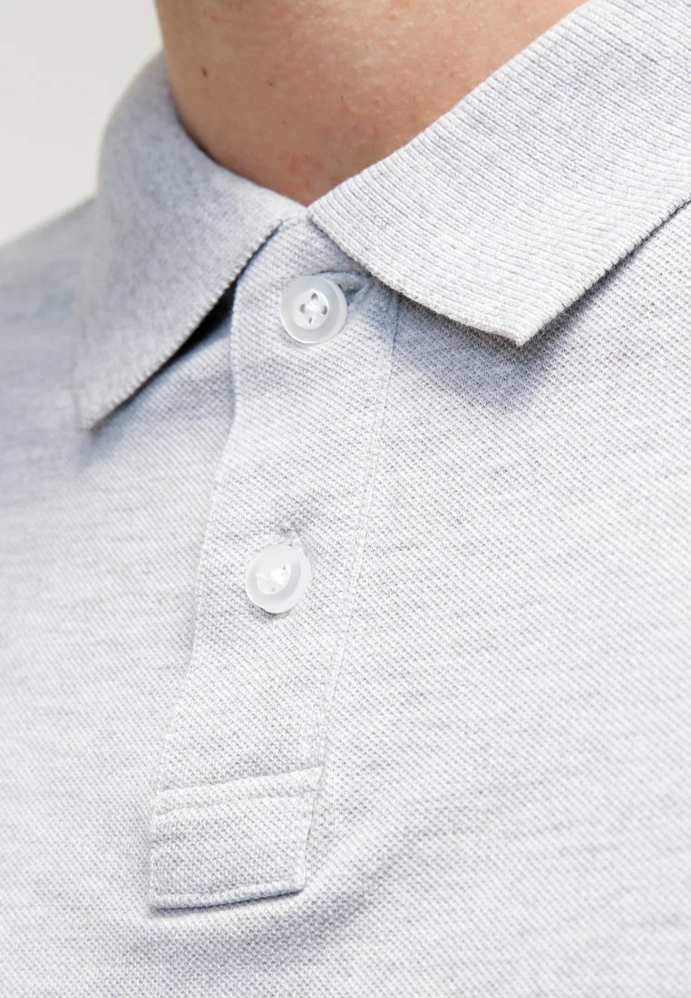 Pier One Uomo Polo - Light Grey Melange - immagine 6