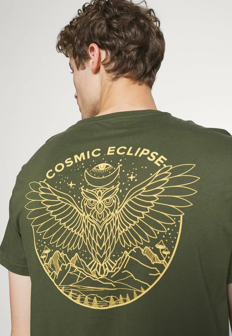 Pier One Uomo T-shirt Con Stampa - Olive - immagine 6