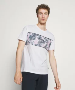 Pier One Uomo T-shirt Con Stampa - White