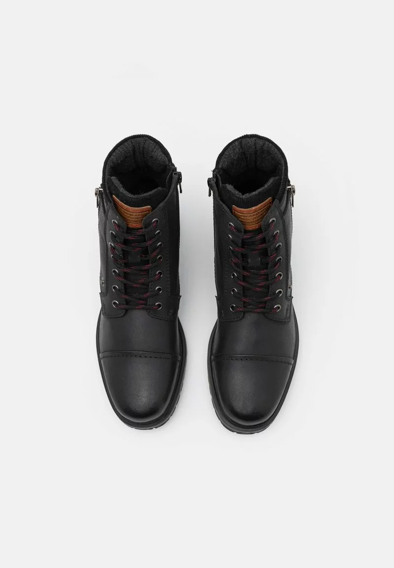 Pier One Uomo Stivaletti Stringati - Black - immagine 4