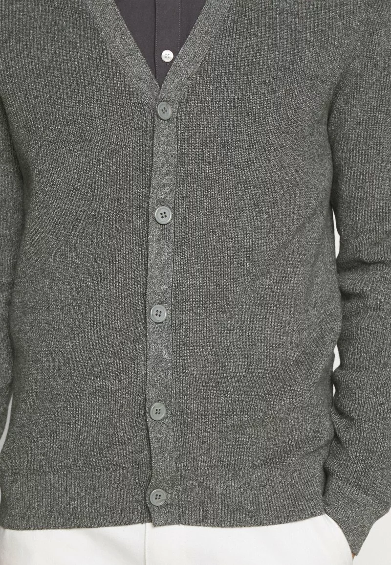Pier One Uomo Cardigan - Mottled Grey - immagine 5