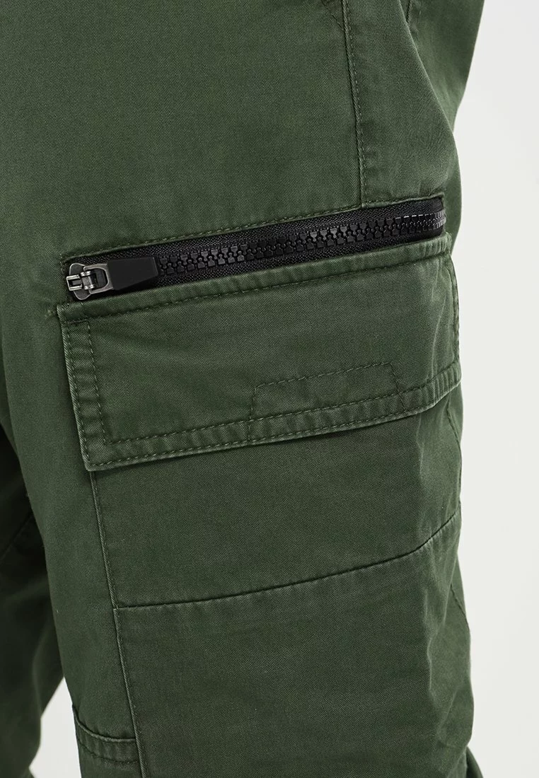 Pier One Uomo Pantaloni Cargo - Dark Green - immagine 4