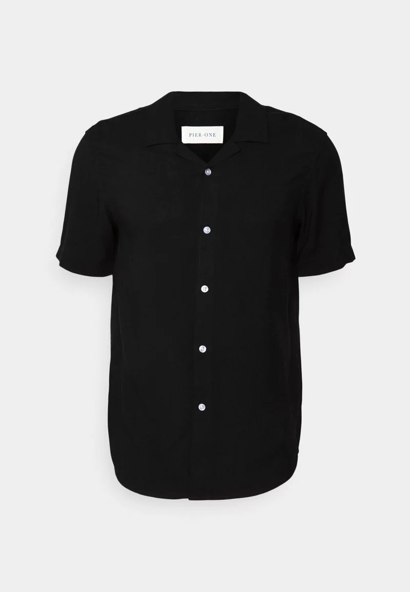Pier One Uomo 2 PACK - Camicia - Black/white - immagine 7