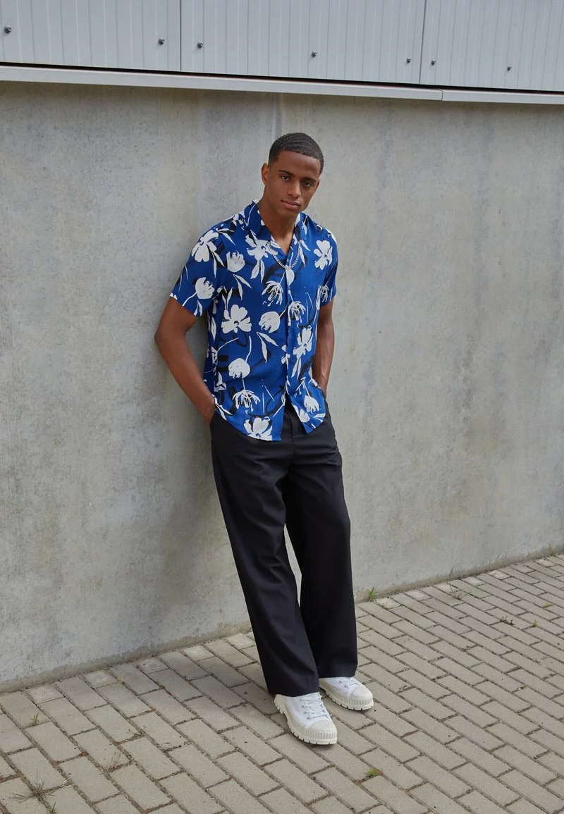 Pier One Uomo Camicia - Dark Blue