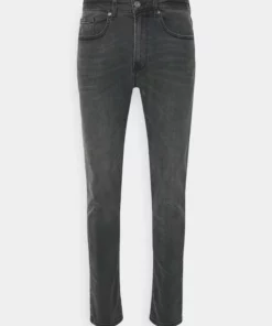Pier One Uomo SLIM - Jeans Tapered Fit - Grey Denim