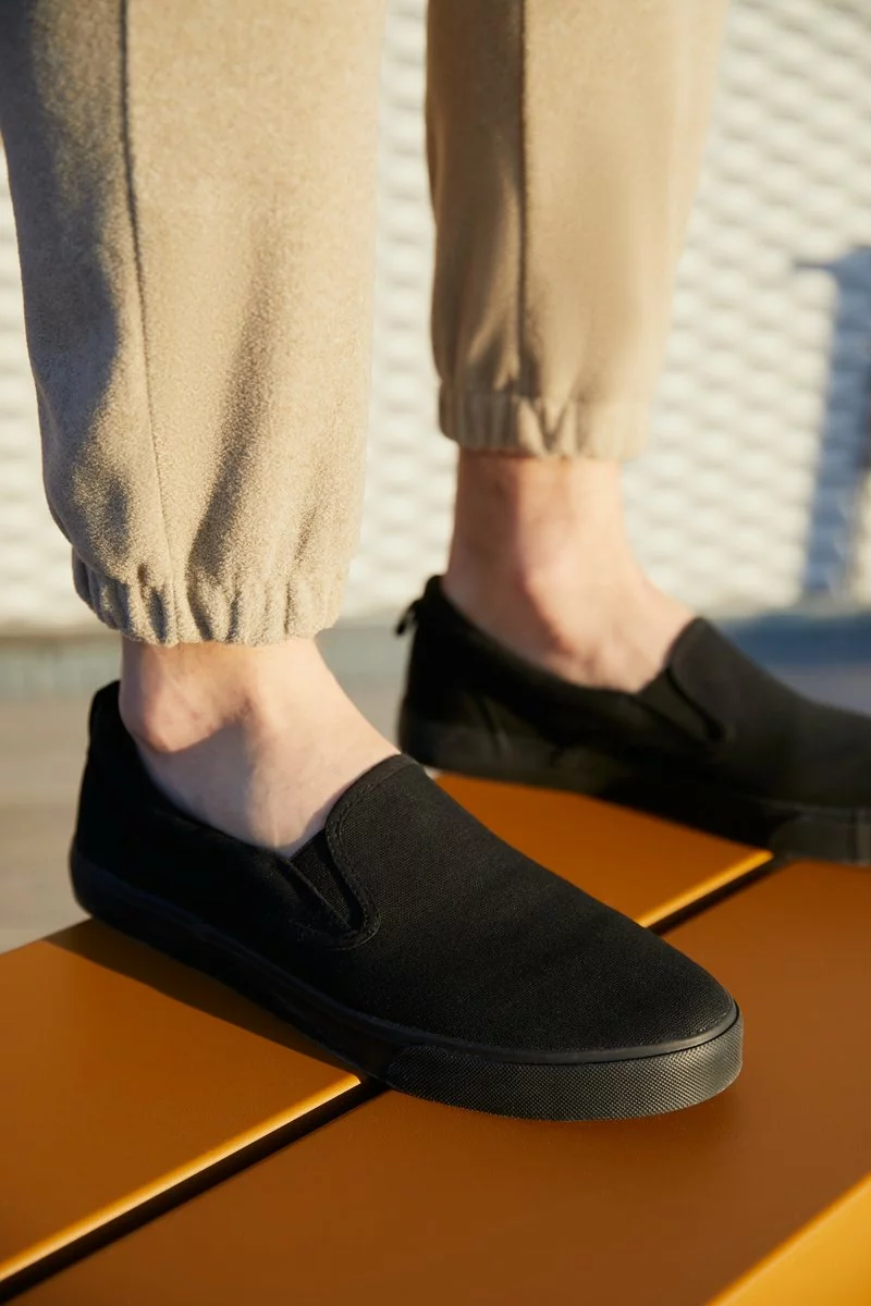 Pier One UNISEX - Scarpe Senza Lacci - Black - immagine 3