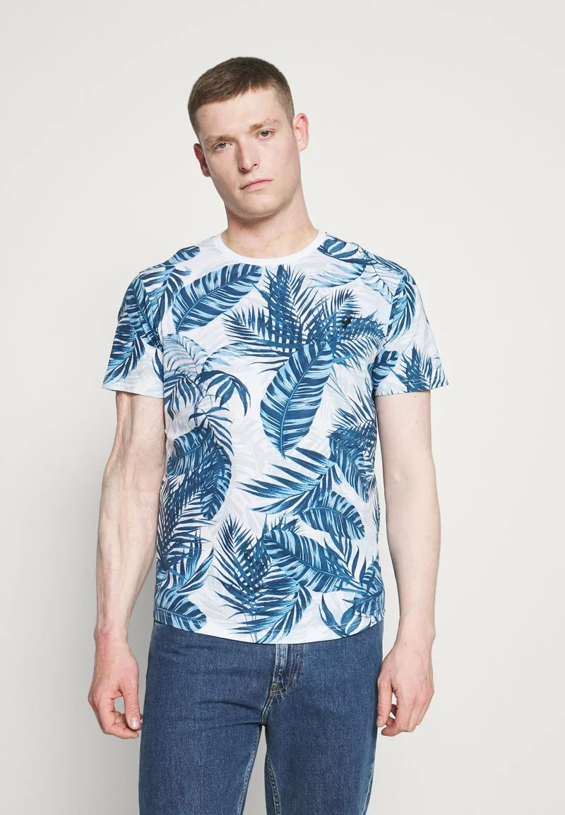 Pier One Uomo T-shirt Con Stampa - White