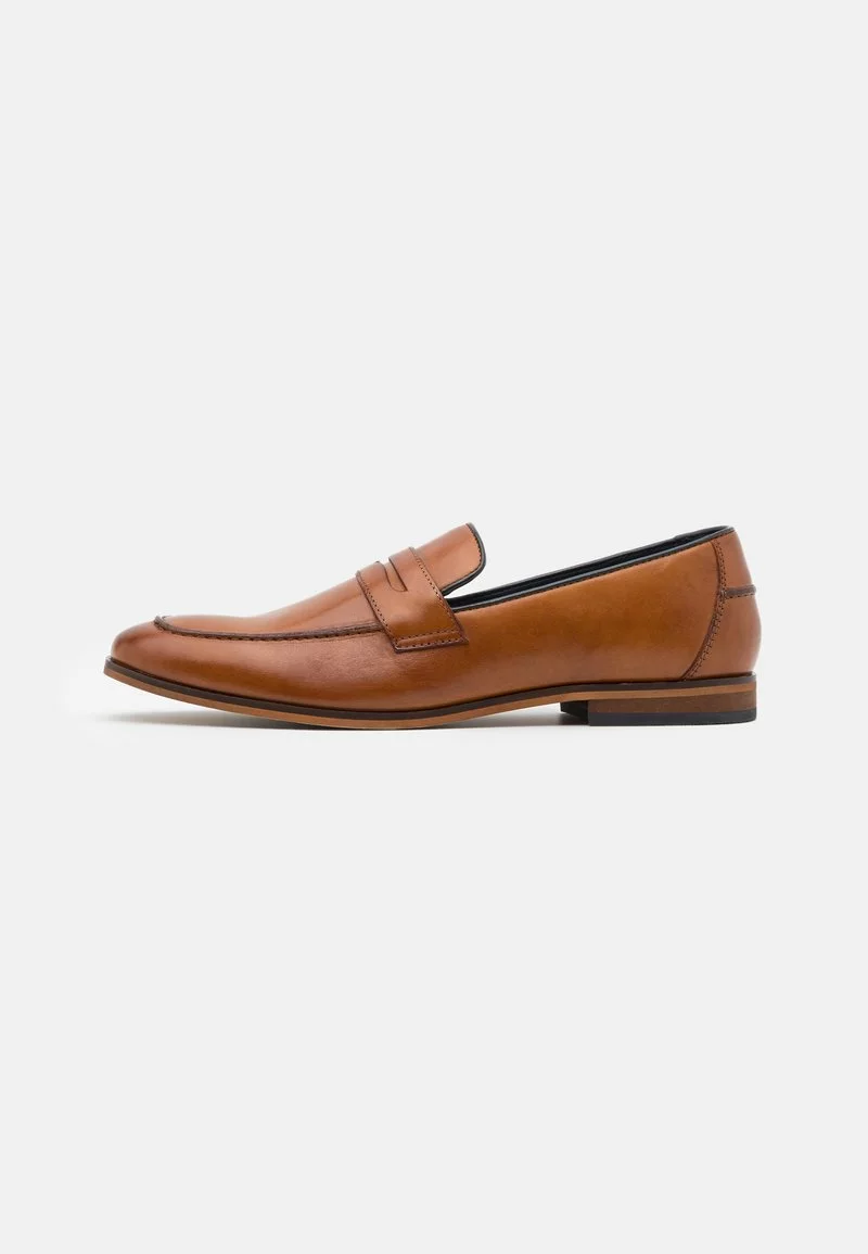 Pier One Uomo LEATHER - Mocassini Eleganti - Camel - immagine 2