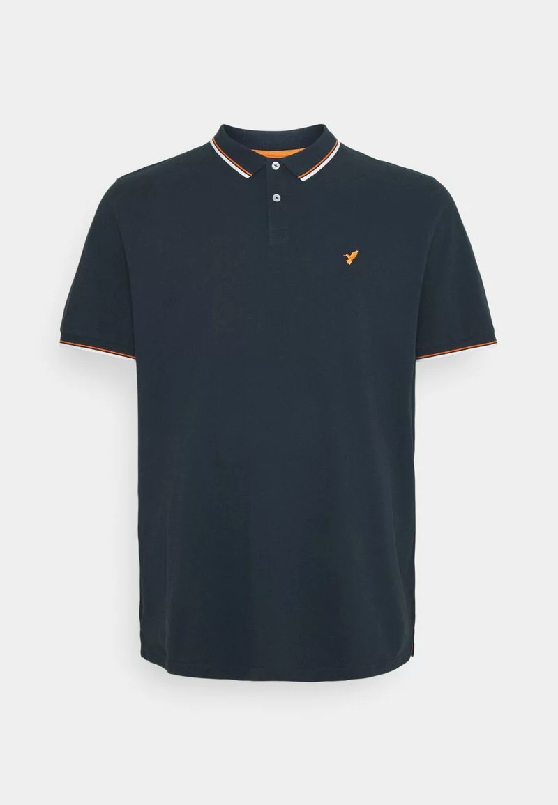 Pier One Uomo Polo - Dark Blue/orange