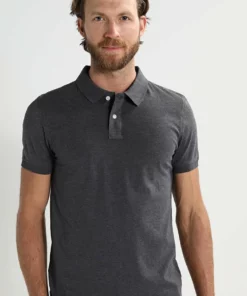Pier One Uomo Polo - Dark Grey Melange