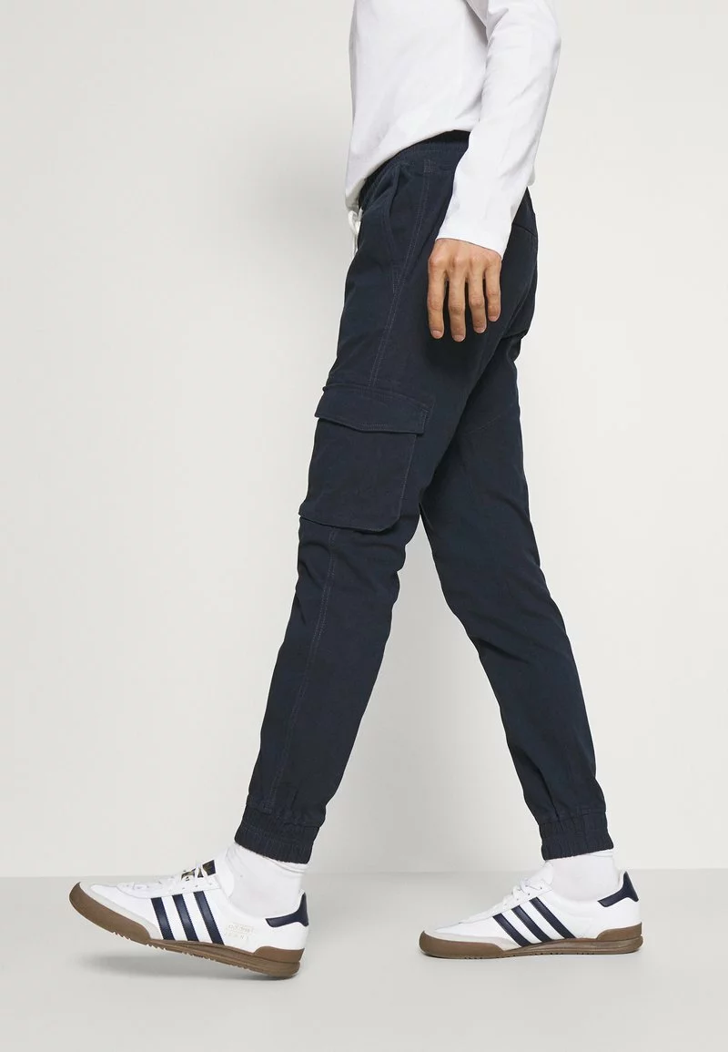 Pier One Uomo Pantaloni Cargo - Dark Blue - immagine 4