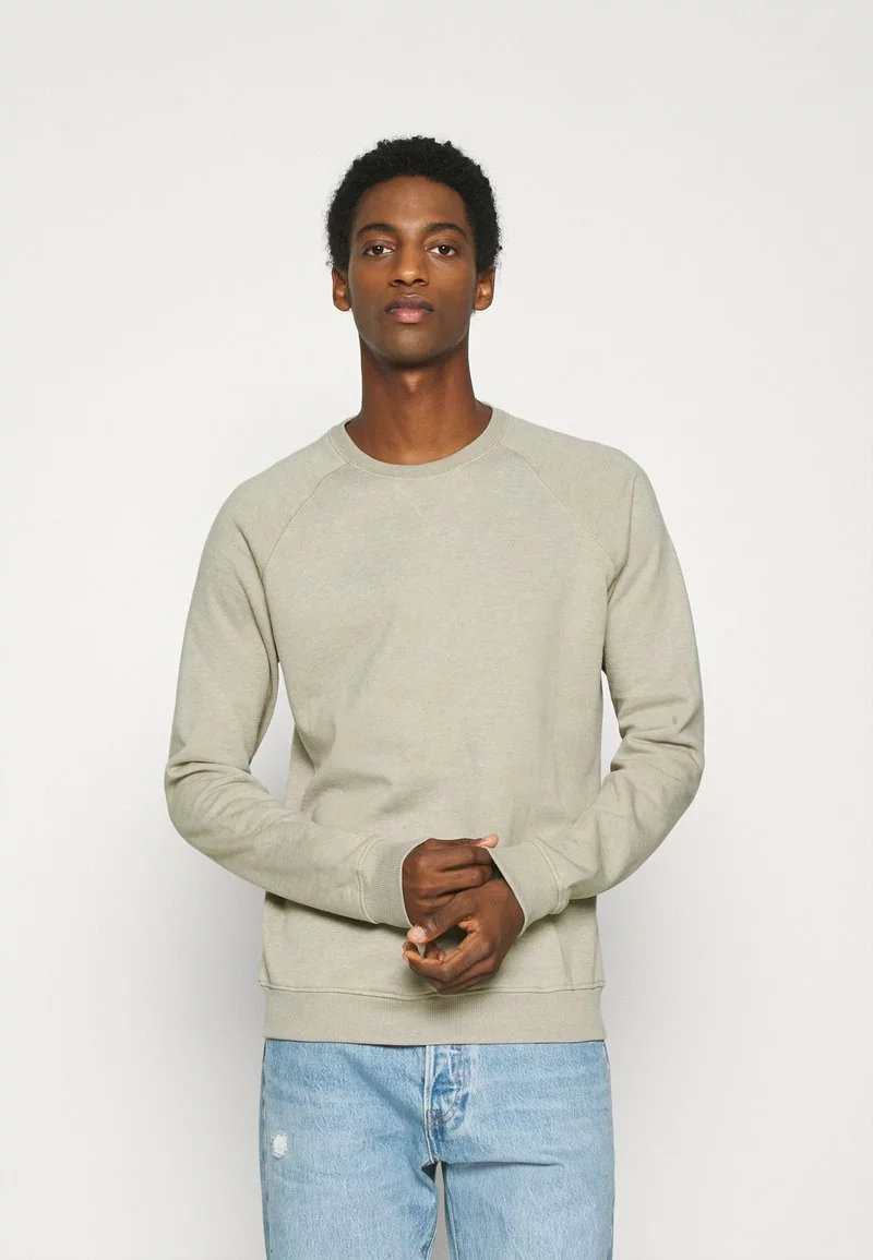 Pier One Uomo 2er Pack CREW NECK - Felpa - Tan/black - immagine 2