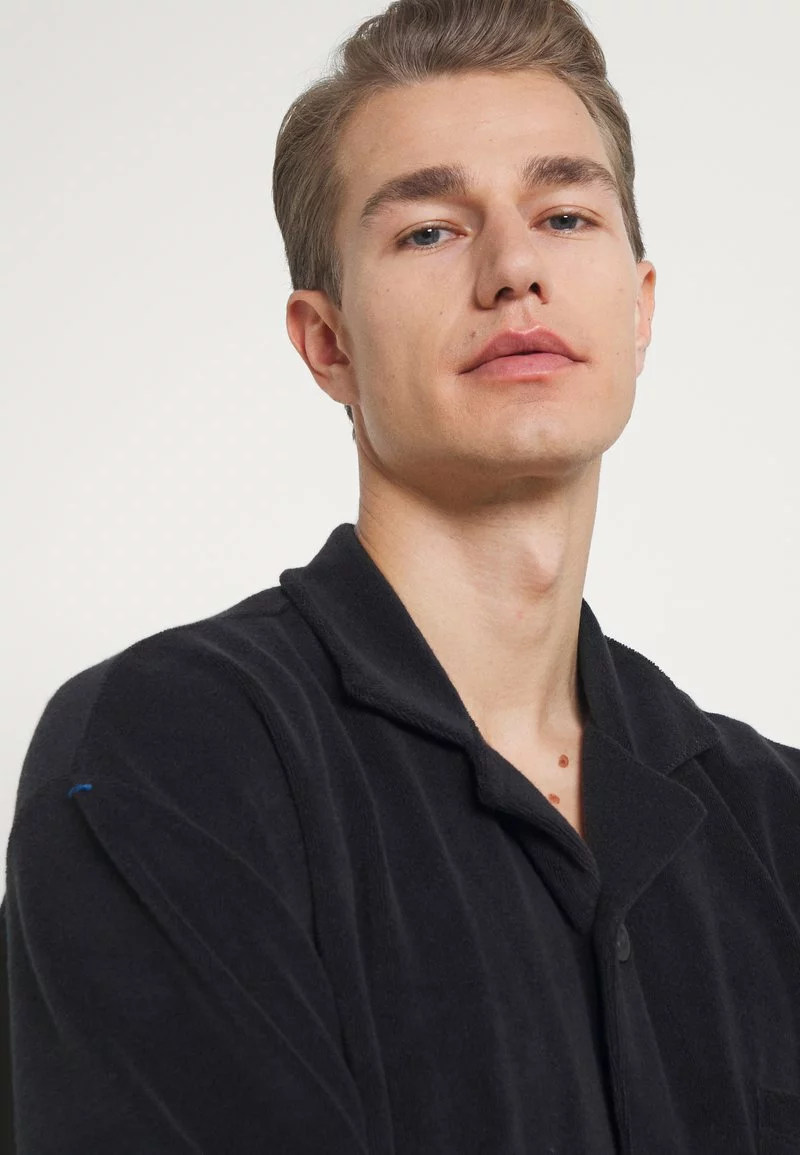 Pier One Uomo TERRY TOWELLING LOUNGE SET - Pigiama - Black - immagine 4