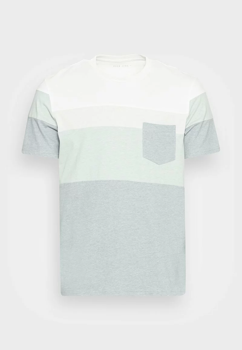 Pier One Uomo T-shirt Basic - Green - immagine 4