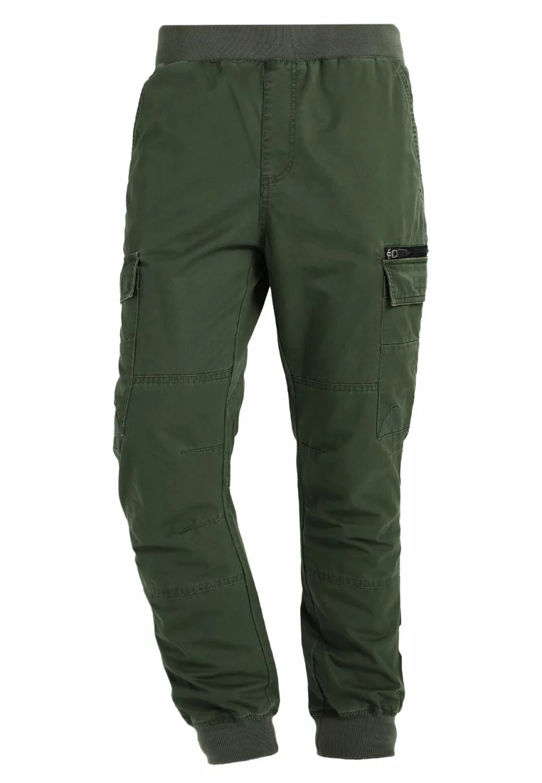 Pier One Uomo Pantaloni Cargo - Dark Green - immagine 7