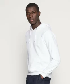 Pier One Uomo Felpa Con Cappuccio - White