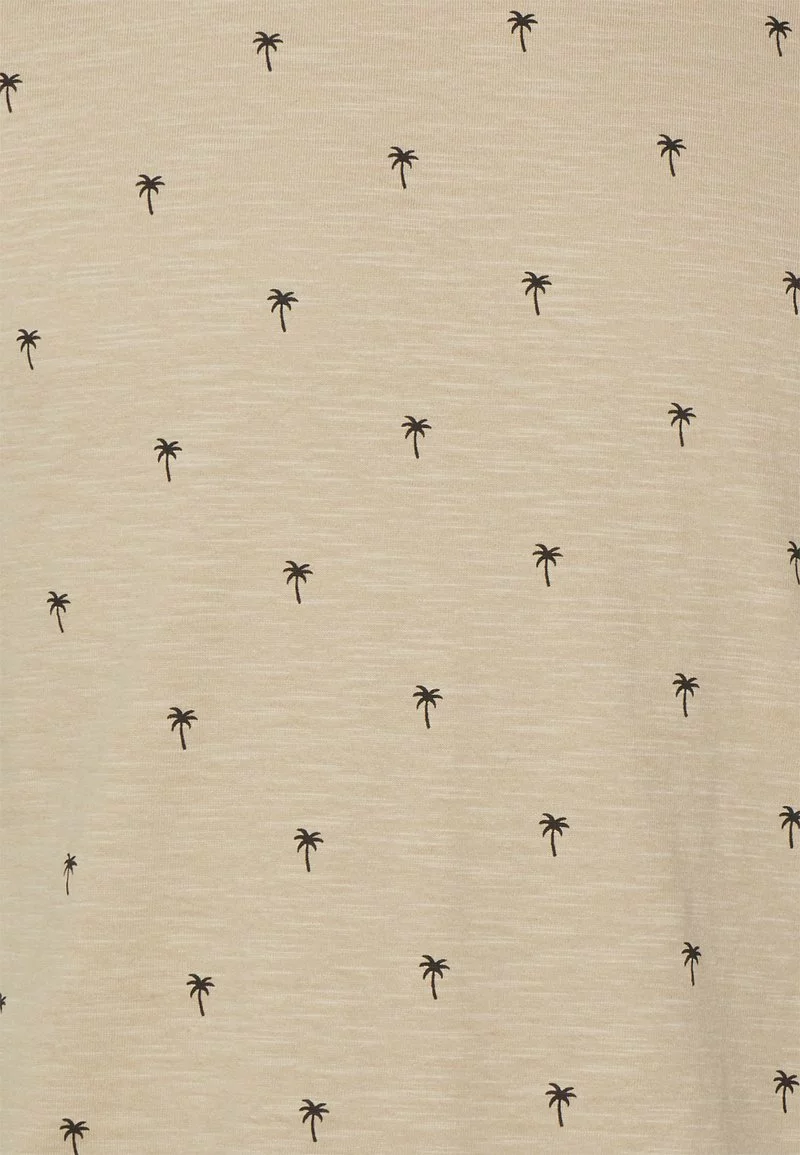 Pier One Uomo T-shirt Con Stampa - Beige - immagine 3