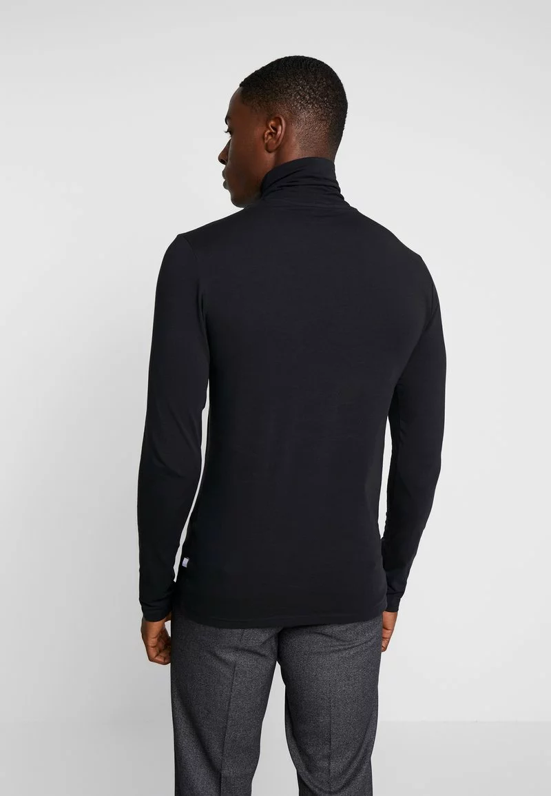 Pier One Uomo Maglietta A Manica Lunga - Black - immagine 3